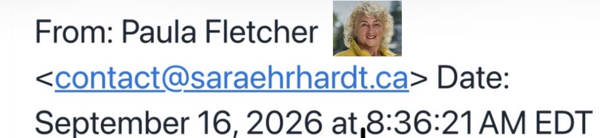 Did Paula Fletcher Import Her Email List into Sara Ehrhardt's Email Account?